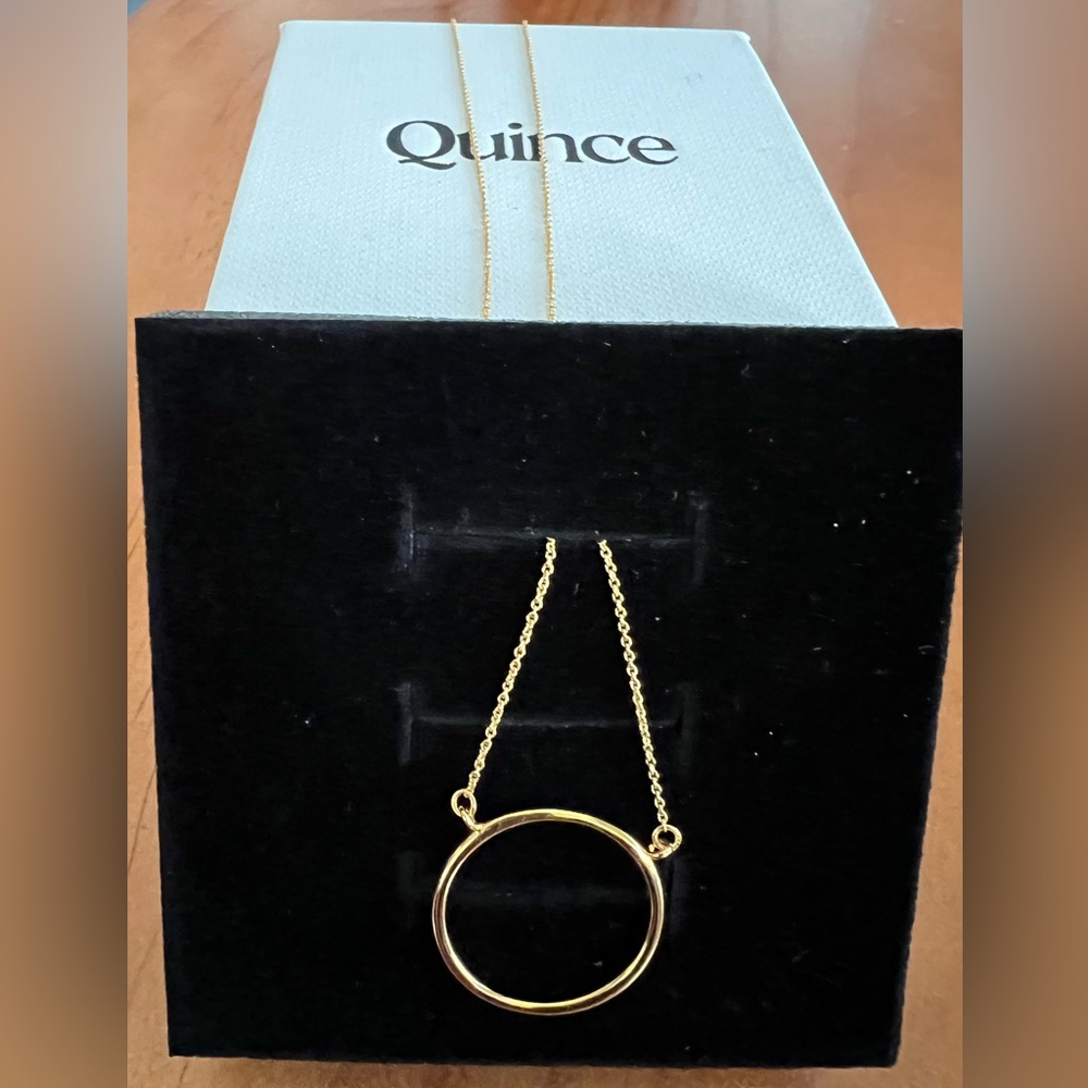 Quince Eternity Necklace - 18K Gold Vermeil